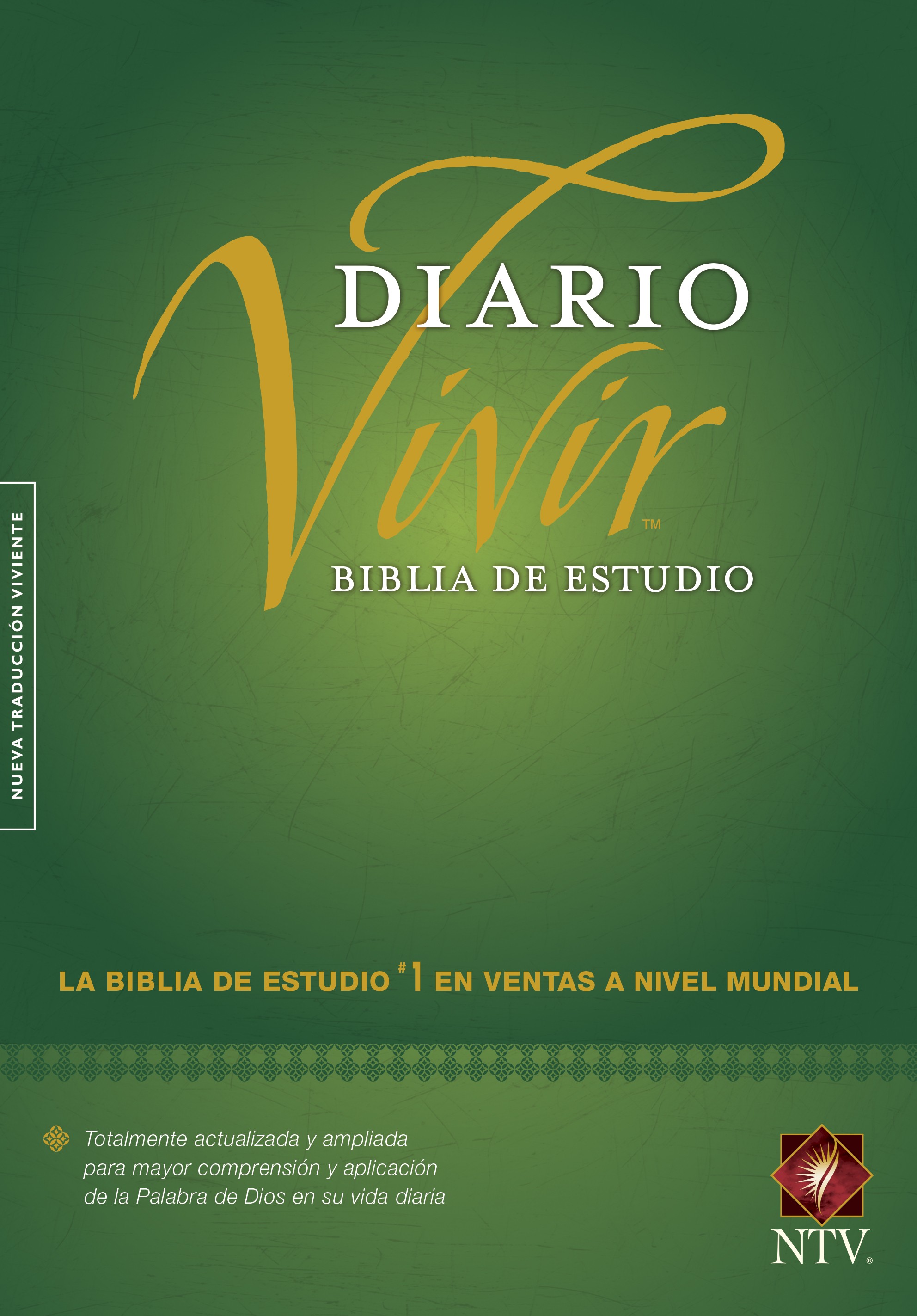  Biblia de estudio del diario vivir NTV (Tapa dura, Verde, Letra Roja)