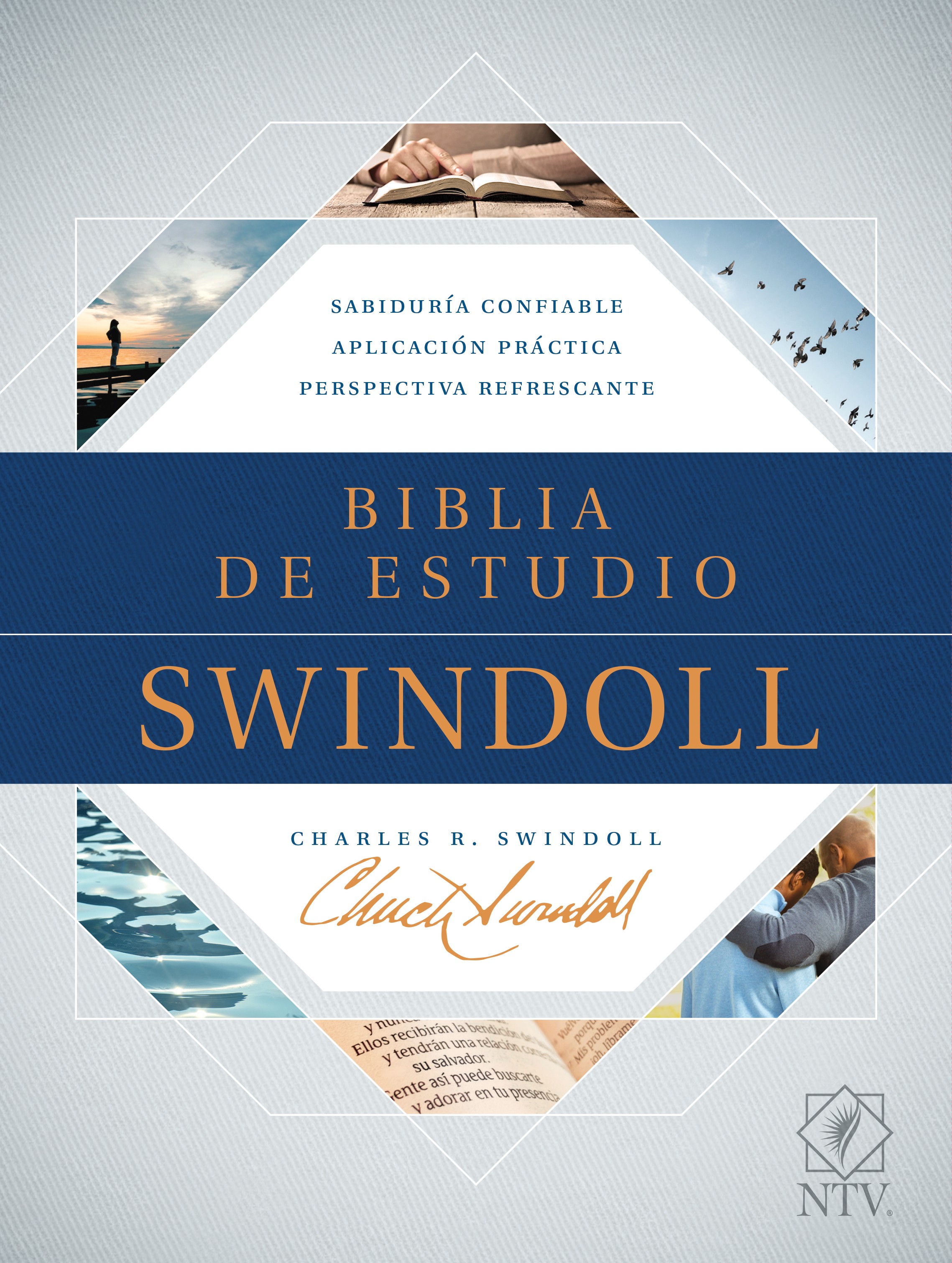 The Biblia de estudio Swindoll NTV (SentiPiel, Café/Café claro)