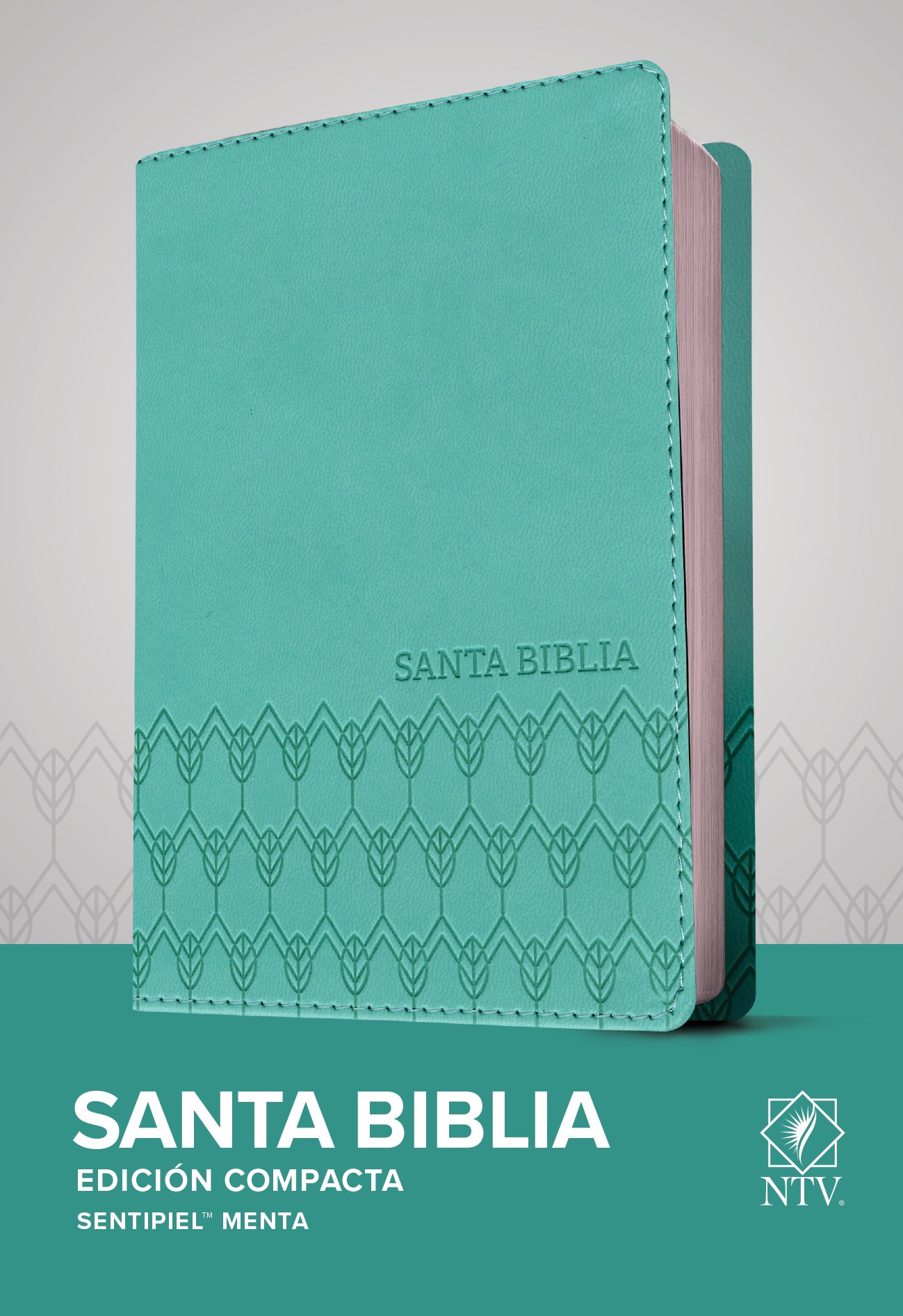  Santa Biblia NTV, Edición compacta (SentiPiel, Menta)