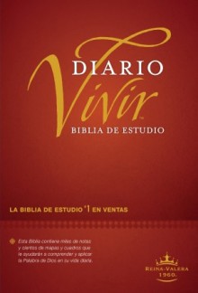  Biblia de estudio del diario vivir RVR60 (Tapa dura, Vino tinto, Letra Roja)