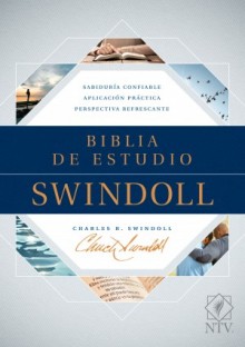 The Biblia de estudio Swindoll NTV (Tapa dura, Azul, Índice)