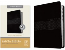  Santa Biblia NTV, Edición manual, letra gigante (Letra Roja, SentiPiel, Negro, Índice)