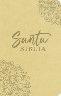  Santa Biblia NTV, Edición ágape, Flor (SentiPiel, Beige)