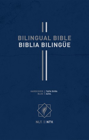 Bilingual Bible / Biblia bilingüe NLT/NTV - Azul